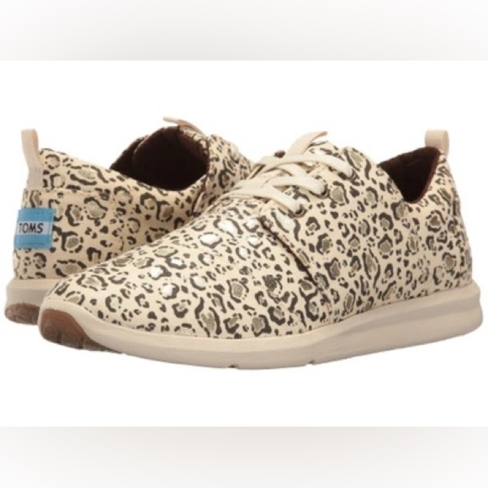 Toms Del Ray Natural Bobcat Gold Foil sneaker 12